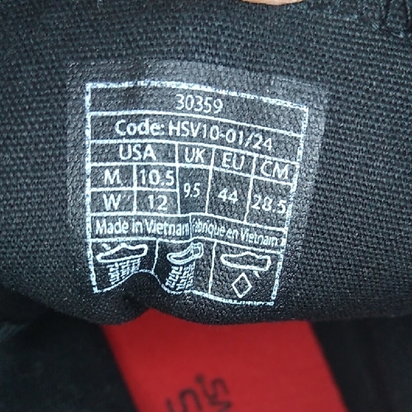 Shoes For Crews Black High-Top Sneakers - Picture 9 of 9